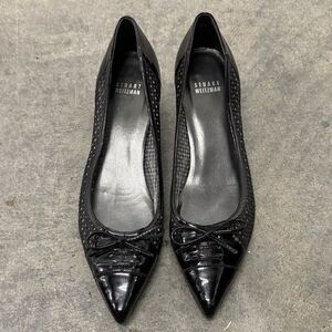 Stuart Weitzman Black Patent Leather Flats